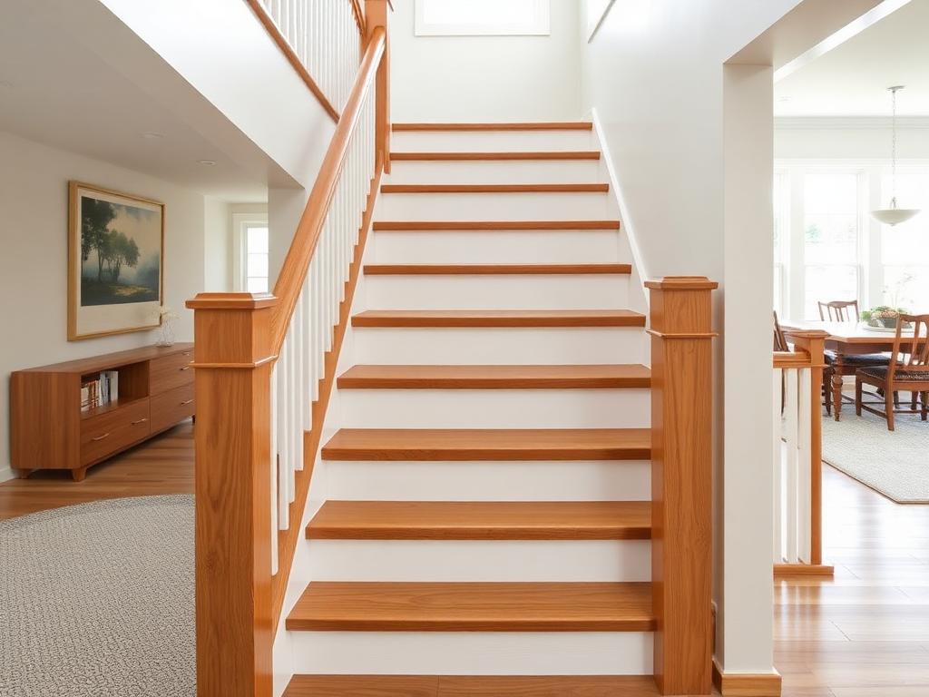 Staircase Refinishing project example